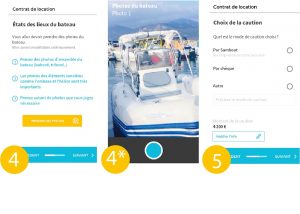 Contrat location bateau portable