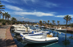 Port de Porto Pino Sardaigne