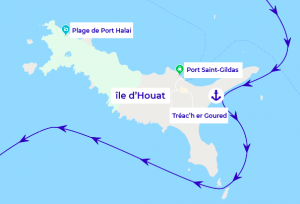 île d'houat itinéraire
