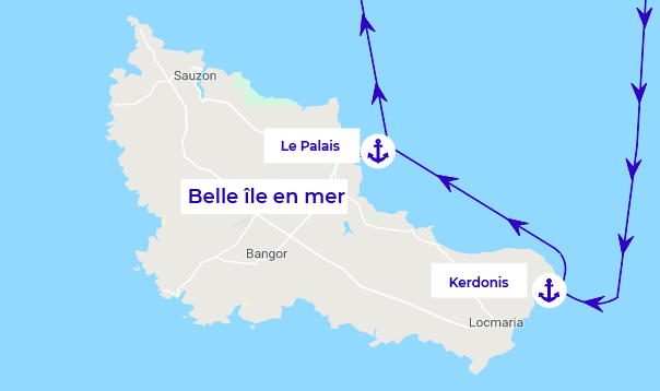 belle île en mer itinéraire Bretagne