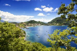 Photo de la baie de l'archipel des saintes en guadeloupe