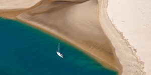 voilier sur la bassin d'arcachon