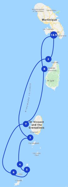 croisière Martinique en catamaran